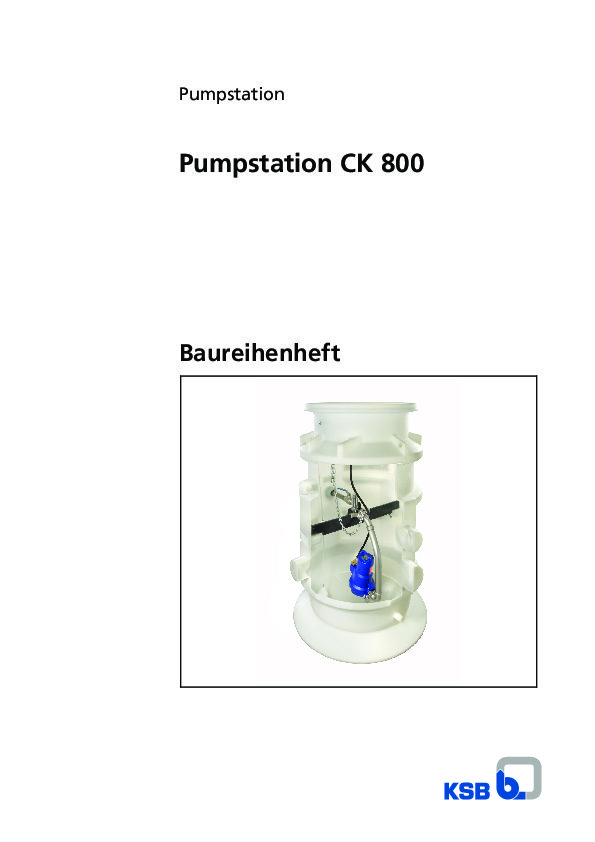 Pumpstation CK 800 10 pdf
